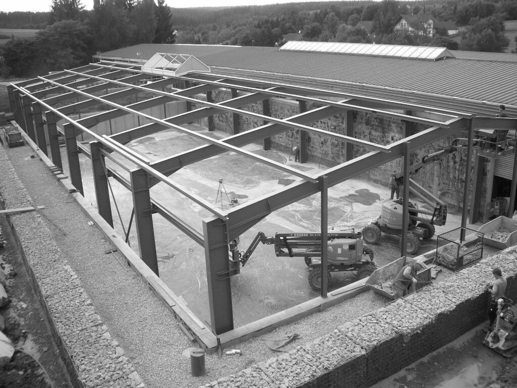 Neubau Halle 2 CIMG3741 Lacker Neubau Halle Historie Lacker